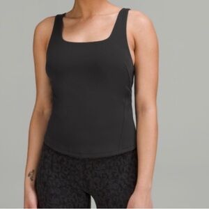 lululemon athletica Instill Charcoal/Black Tank Top